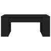 vidaXL Mesa de centro 102x55x42 cm derivados de madeira preto