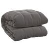 vidaXL Manta pesada 9 kg 120x180 cm tecido cinza