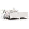 vidaXL Cama sem colch&atilde;o 180x200 cm madeira de pinho maci&ccedil;a branco