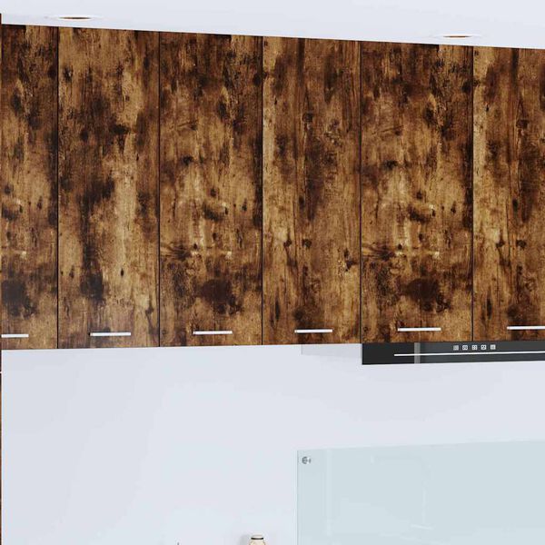 vidaXL Arm&aacute;rio suspenso com porta Carvalho Defumado 60 x 31 x 80 cm