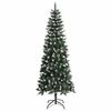 vidaXL &Aacute;rvore de Natal Artificial Verde 240 cm PVC, Pl&aacute;stico e A&ccedil;o