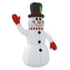 vidaXL Boneco de neve insufl&aacute;vel com luzes LED 300 cm