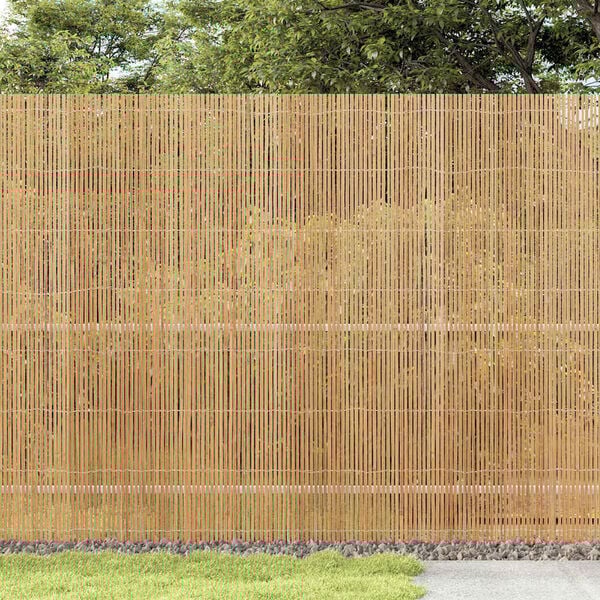 vidaXL Cerca de Bambu Natural 400 x 180 cm Bambu