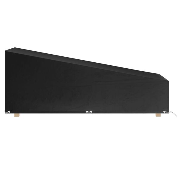 vidaXL Capa para espreguiçadeira 12 ilhós 205x75x40/70 cm polietileno