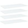 vidaXL Prateleiras para estante 4 pcs 60x30x1,5cm contraplacado branco