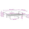 vidaXL Sof&aacute;-cama com gavet&atilde;o 80x200 cm madeira de pinho castanho cera