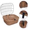vidaXL Cesto bicicleta com cobertura 50x45x35 cm salgueiro natural