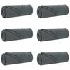 vidaXL Cobertores de Sof&aacute; 6 unid. Cinza Escuro 280 x 210 cm 4.88 L&atilde;