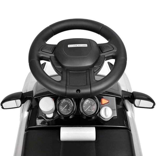 Motocicleta el&eacute;ctrica Land Rover 348 para crian&ccedil;as com musica - branca