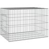 vidaXL Coelheira 78x54x54 cm ferro galvanizado