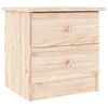 vidaXL Mesa de cabeceira ALTA 41x35x41 cm madeira de pinho maci&ccedil;a