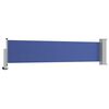 vidaXL Toldo lateral retr&aacute;til para p&aacute;tio 60x300 cm azul
