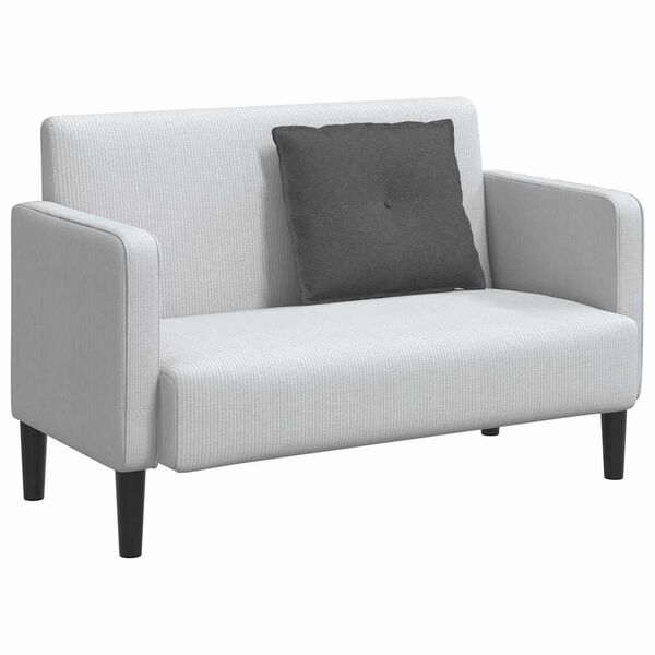 vidaXL Travesseiro para Costas Cinza Escuro 60 x 50 cm