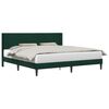 vidaXL Estrutura da Cama Verde-Escuro 180 x 200 cm Veludo