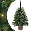 vidaXL &Aacute;rvore de Natal Artificial com 150 LEDs Verde 75 cm PE e PVC