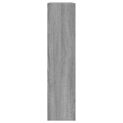 vidaXL Sapateira 80x21x87,5 cm derivados de madeira cinzento sonoma