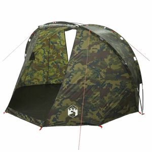 vidaXL Barraca de Pesca Quick Release pessoa 5 pessoas Camuflagem Leve