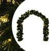 vidaXL Guirlanda de Natal 48 LED Branco quente PVC