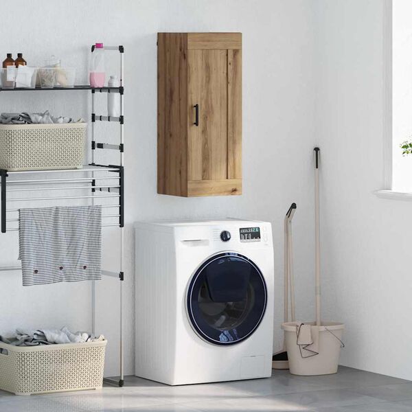 vidaXL Arm&aacute;rio de parede Carvalho Artesanal 34,5 x 34 x 90 cm