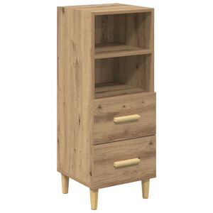 vidaXL Buffet carvalho artisiano 34 x 34,5 x 90 cm