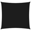 vidaXL Para-sol estilo vela tecido oxford quadrado 5x5 m preto