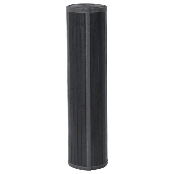 vidaXL Tapete retangular 60x200 cm bambu cinzento
