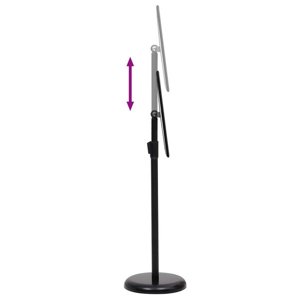 vidaXL Suportes para Pôsteres Manual 2 pcs Preto 32,5 x 24 x 78 cm