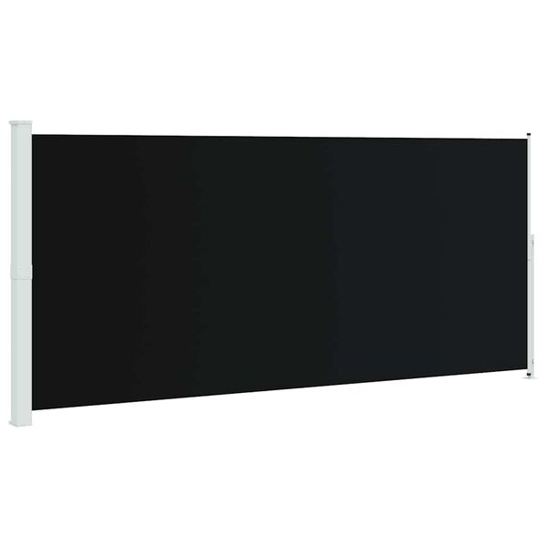 vidaXL Toldo lateral retr&aacute;til para p&aacute;tio 220x500 cm preto