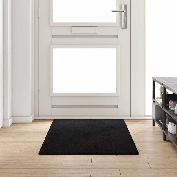 vidaXL Runner de Carpete Preto 80 x 200 cm 100% Polipropileno Tuft