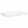 vidaXL Prateleiras de parede suspensas 4 pcs 40x23x3,8cm MDF branco
