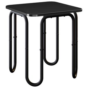 vidaXL Mesa de centro Preto 40 x 40 x 45 cm Derivados de Madeira