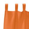 vidaXL Cortinas Blackout com Argolas 2 pcs Laranja Brilhante