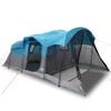 vidaXL Tenda familiar t&uacute;nel para 8 pessoas imperme&aacute;vel azul