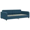 vidaXL Sof&aacute;-cama 90x200 cm veludo azul
