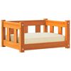 vidaXL Cama para Cachorro Marrom Cera 55 x 45 x 28 cm