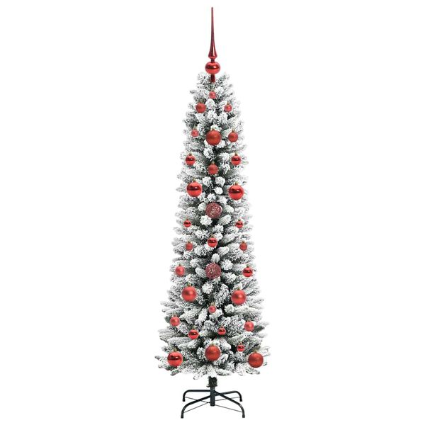 vidaXL &Aacute;rvore de Natal Artificial Branco 120 cm PVC, Metal e Pl&aacute;stico