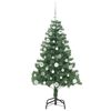 vidaXL &Aacute;rvore de Natal com 150 LEDs com suporte Verde 150 cm PVC