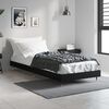 vidaXL Estrutura de cama 75x190 cm derivados de madeira preto