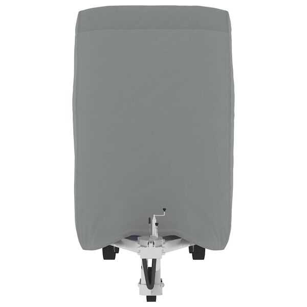 vidaXL Capa atrelado cavalo 396x178x250 cm tecido n&atilde;o tecido cinzento