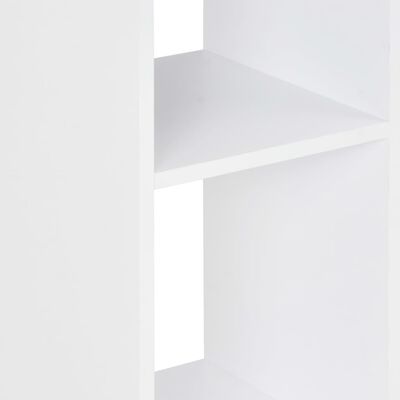 vidaXL Mesa de bar 60x60x110 cm branco e antracite