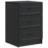 vidaXL Arm&aacute;rio de Cabeceira Preto 43 x 41 x 63,5 cm