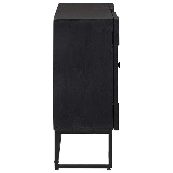 vidaXL Buffet Preto 105 x 30 x 68 cm