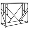 vidaXL Mesa consola 100x40x80 cm derivados de madeira cinzento sonoma