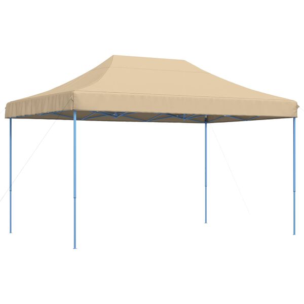 vidaXL Tenda para festas pop-up dobr&aacute;vel 440x292x315 cm bege