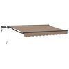 vidaXL Estrutura de Toldo Manual com LEDs 3,5 x 2 m