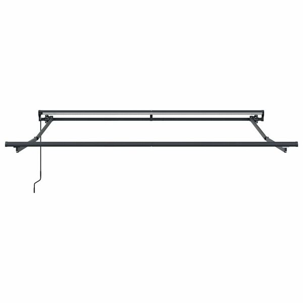 vidaXL Estrutura de Toldo Manual Antracite 3 x 2,5 m