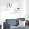 vidaXL Prateleiras de parede suspensas 2 pcs 40x23x3,8cm MDF branco