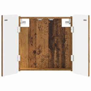 vidaXL Arm&aacute;rio para Dartboard ZWOLLE Madeira antiga