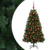 vidaXL &Aacute;rvore de Natal artificial com bola 120 cm 150 LED