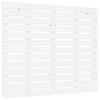 vidaXL Cabeceira de parede 96x3x91,5 cm pinho maci&ccedil;o branco